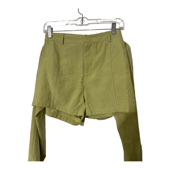 Le Lis womens crop top and short set. Light green. Size Small. Light green - Picture 6 of 10